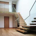 pipins cantilever floating split staircase