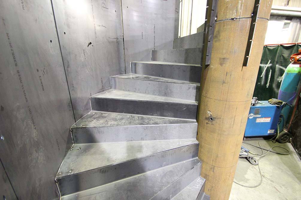 dandd steel curved nottingham staircase