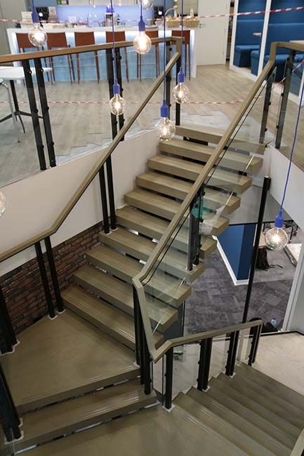 L-shaped Winder staircase