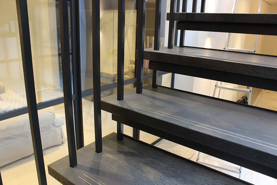 bespoke L-shaped staircase